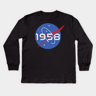 1958 NASA Kids Long Sleeve T-Shirt